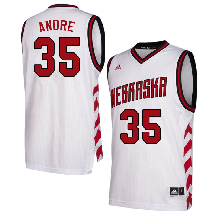 Men #35 Eduardo Andre Nebraska Cornhuskers College Basketball Jerseys Sale-Hardwood Classics - Click Image to Close